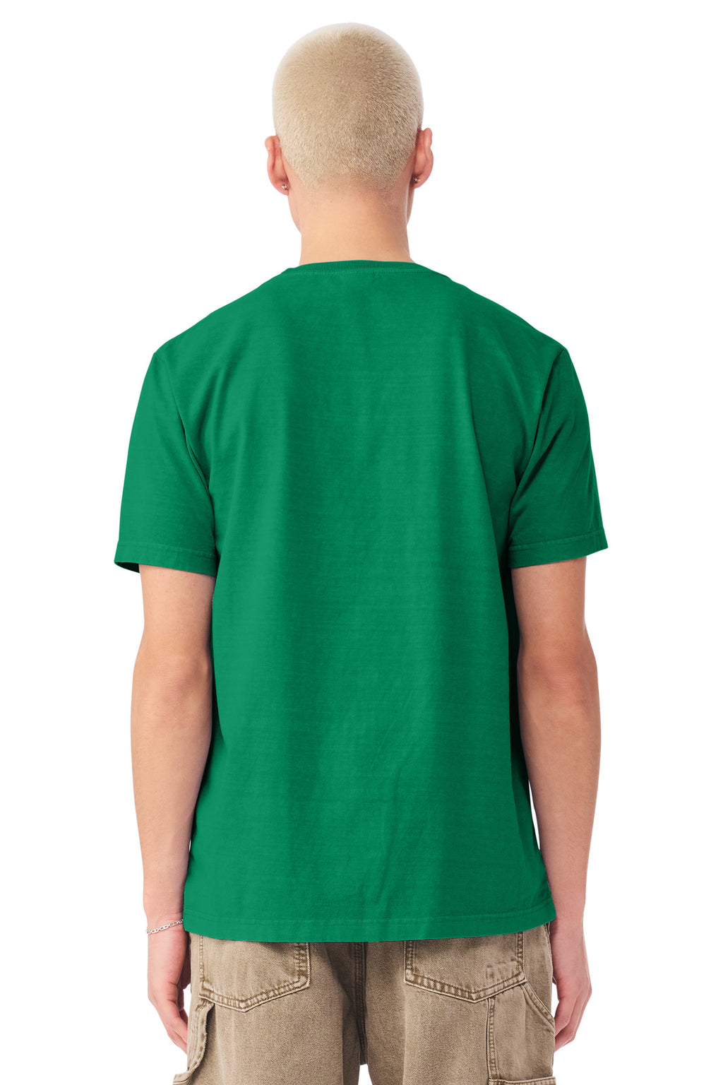 BELLA+CANVAS Unisex Heavyweight Garment-Dyed Tee BC4810GD - Washed Kelly - back