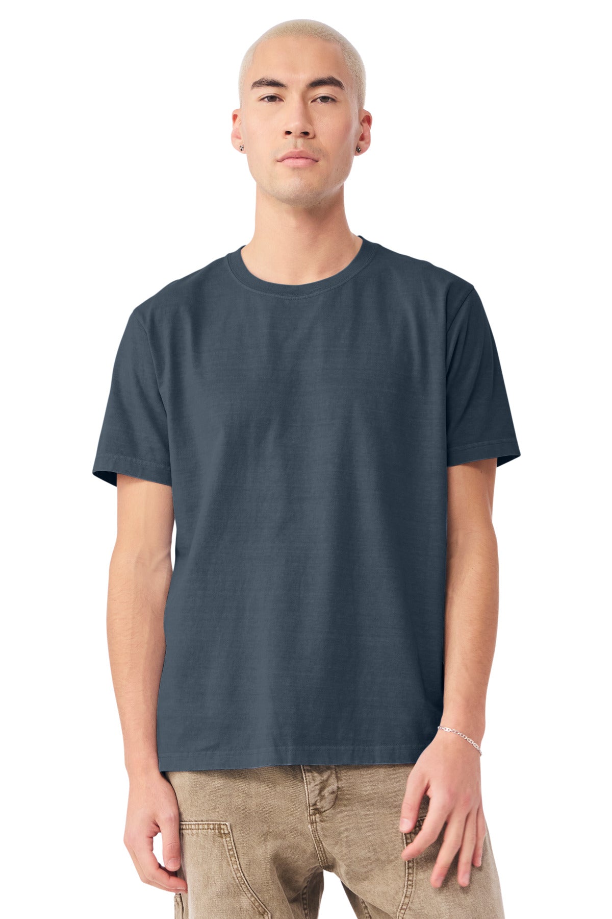 BELLA+CANVAS Unisex Heavyweight Garment-Dyed Tee BC4810GD - Washed Navy - front
