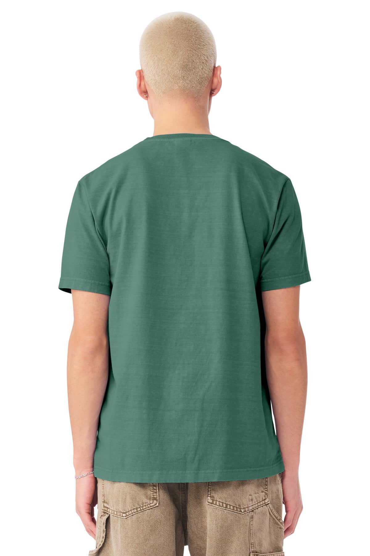 BELLA+CANVAS Unisex Heavyweight Garment-Dyed Tee BC4810GD - Washed Pine - back
