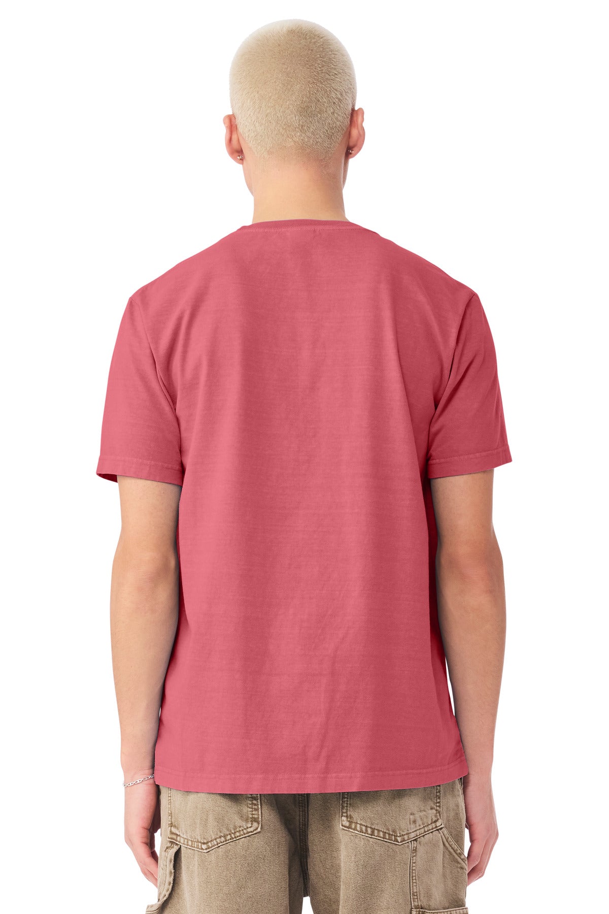 BELLA+CANVAS Unisex Heavyweight Garment-Dyed Tee BC4810GD - Washed Red - back