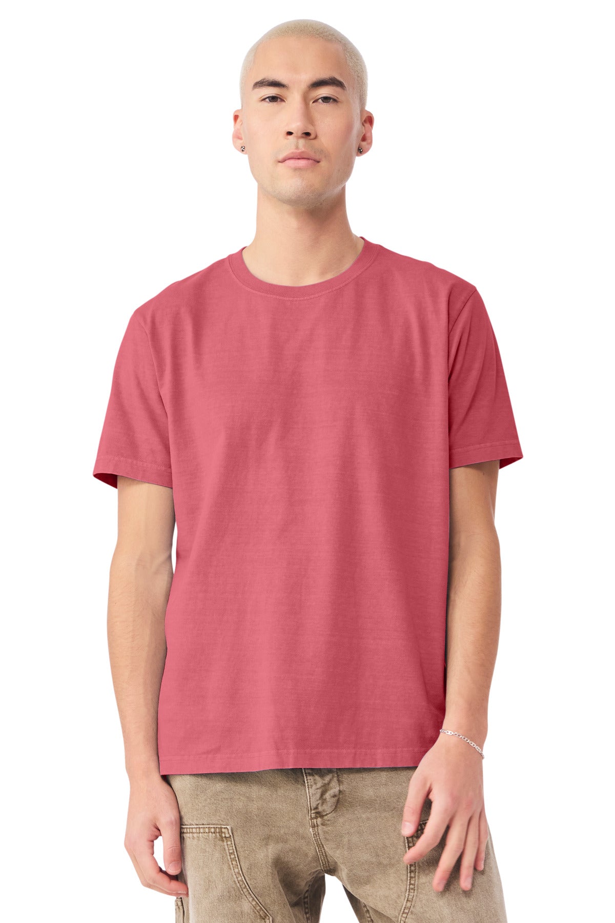 BELLA+CANVAS Unisex Heavyweight Garment-Dyed Tee BC4810GD - Washed Red - front