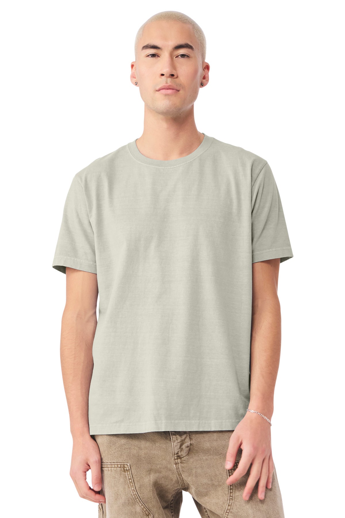BELLA+CANVAS Unisex Heavyweight Garment-Dyed Tee BC4810GD - Washed Thyme - front