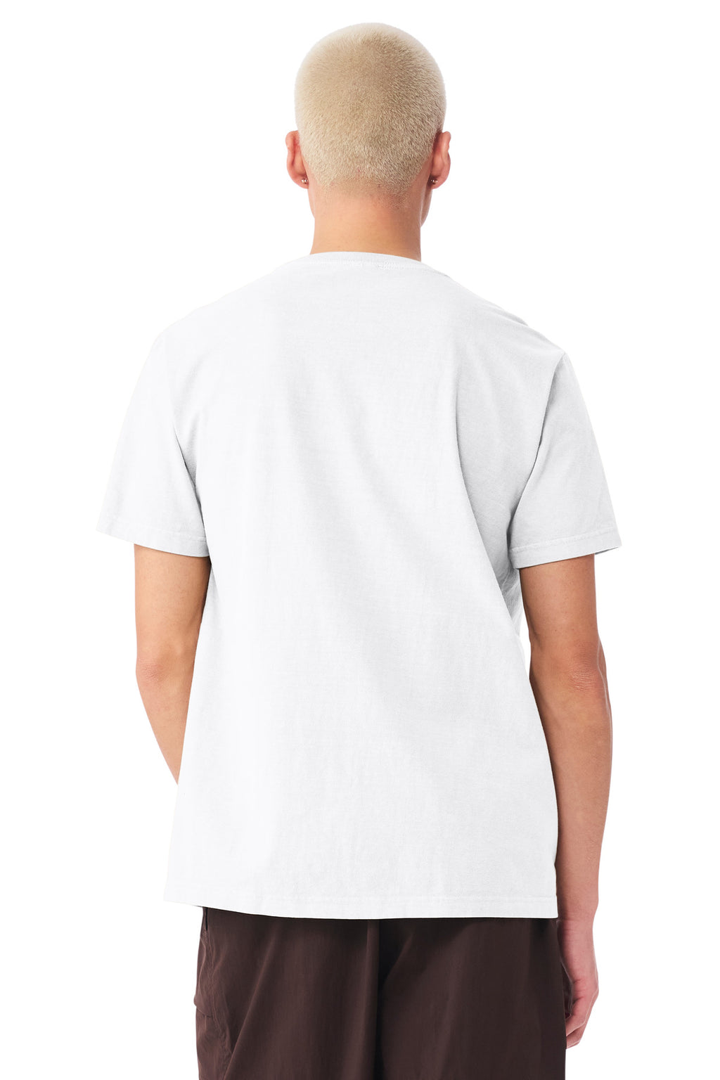 BELLA+CANVAS Unisex Heavyweight Garment-Dyed Tee BC4810GD - White - back
