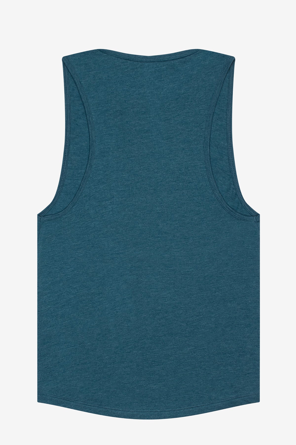 BELLA+CANVAS Women's Jersey Muscle Tank. BC6003 - Heather Deep Teal - back