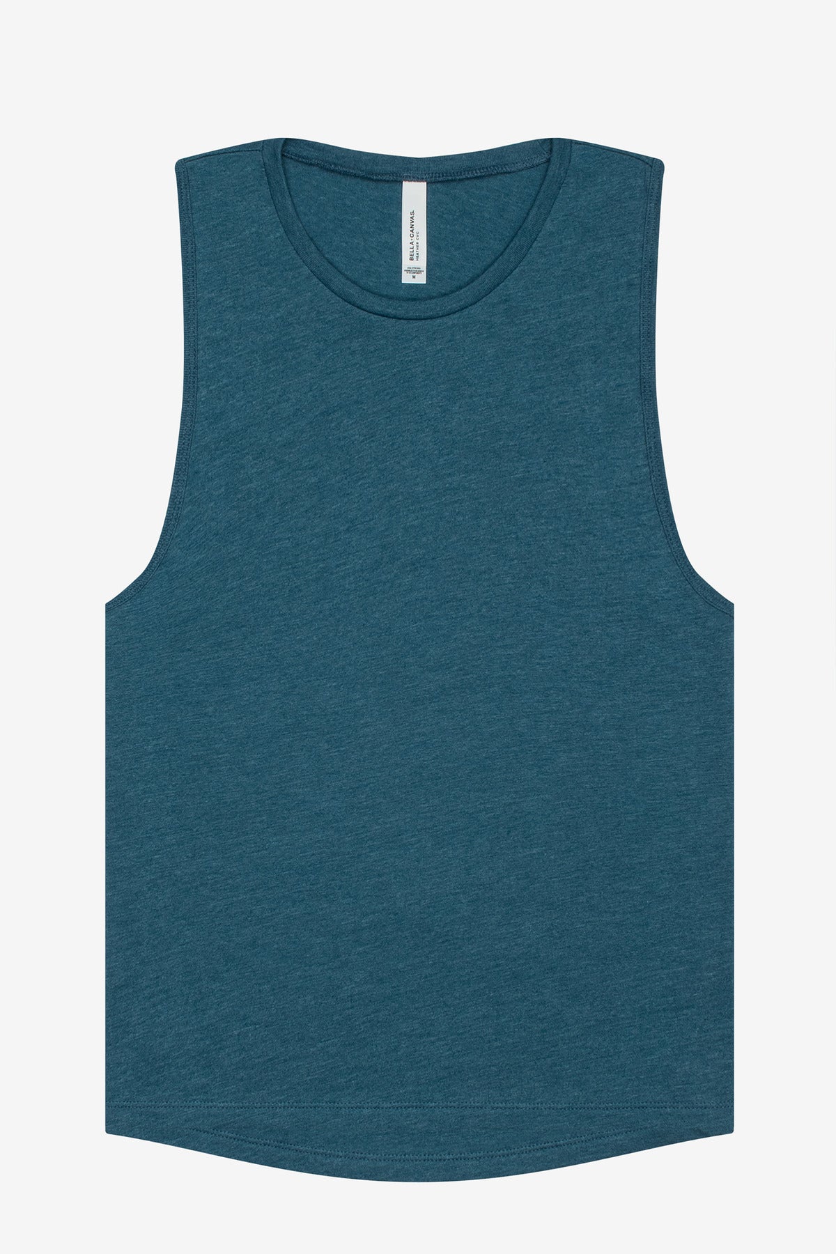 BELLA+CANVAS Women's Jersey Muscle Tank. BC6003 - Heather Deep Teal - front