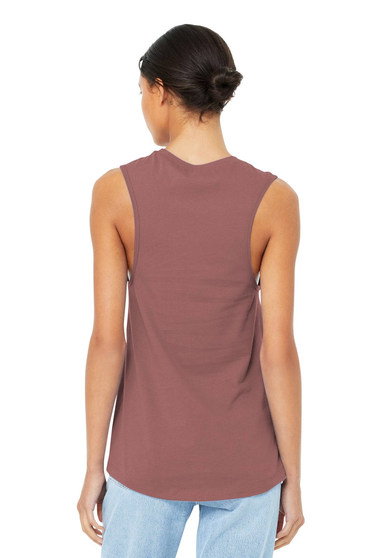 BELLA+CANVAS Women's Jersey Muscle Tank. BC6003 - Mauve - back