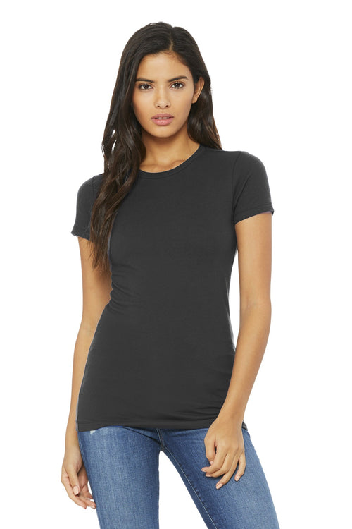 BELLA+CANVAS Women's Slim Fit Tee. BC6004 - Asphalt - front