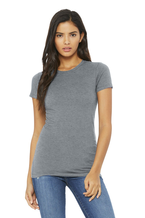 BELLA+CANVAS Women's Slim Fit Tee. BC6004 - Athletic Heather - front
