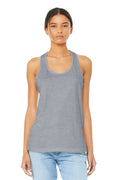 BELLA+CANVAS Women's Jersey Racerback Tank. BC6008 - Athletic Heather - front