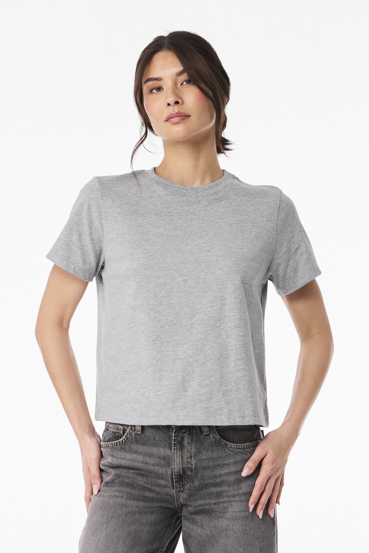 BELLA+CANVAS Women's 6-Ounce Heavyweight Tee BC6110 - Athletic Heather - front