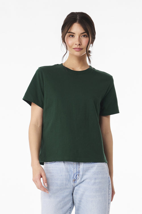 BELLA+CANVAS Women's 6-Ounce Heavyweight Tee BC6110 - Forest - front