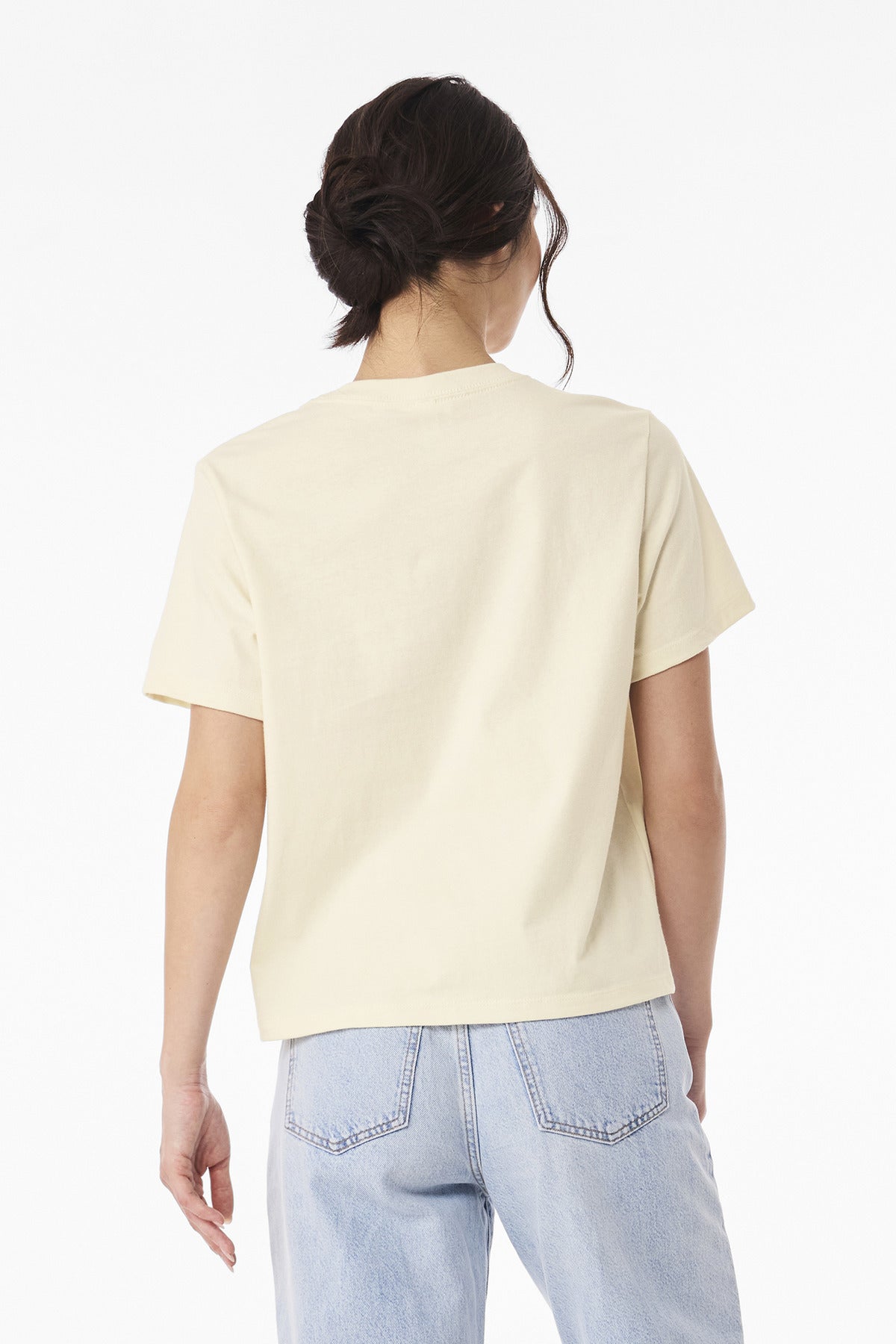 BELLA+CANVAS Women's 6-Ounce Heavyweight Tee BC6110 - Natural - back