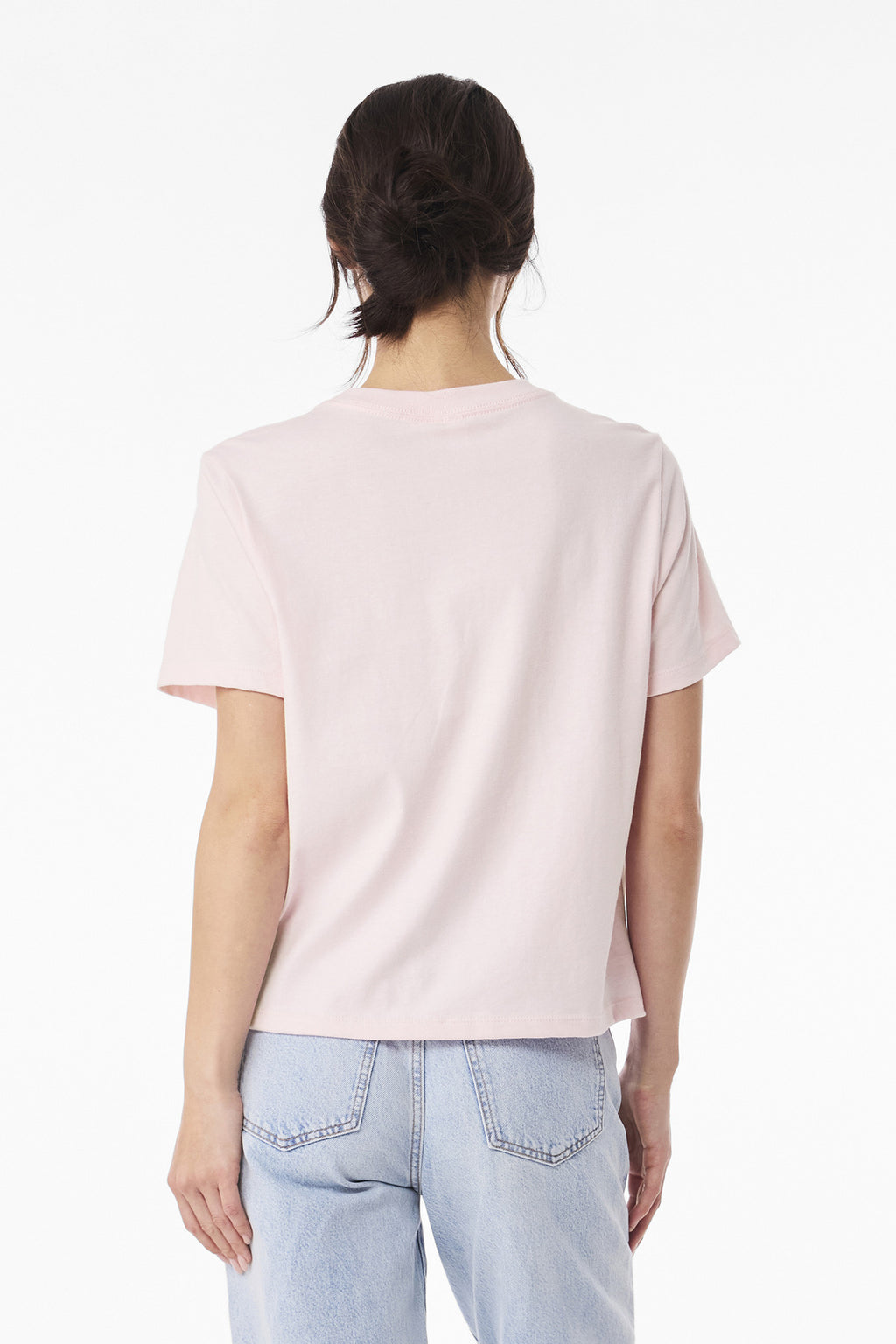 BELLA+CANVAS Women's 6-Ounce Heavyweight Tee BC6110 - Soft Pink - back