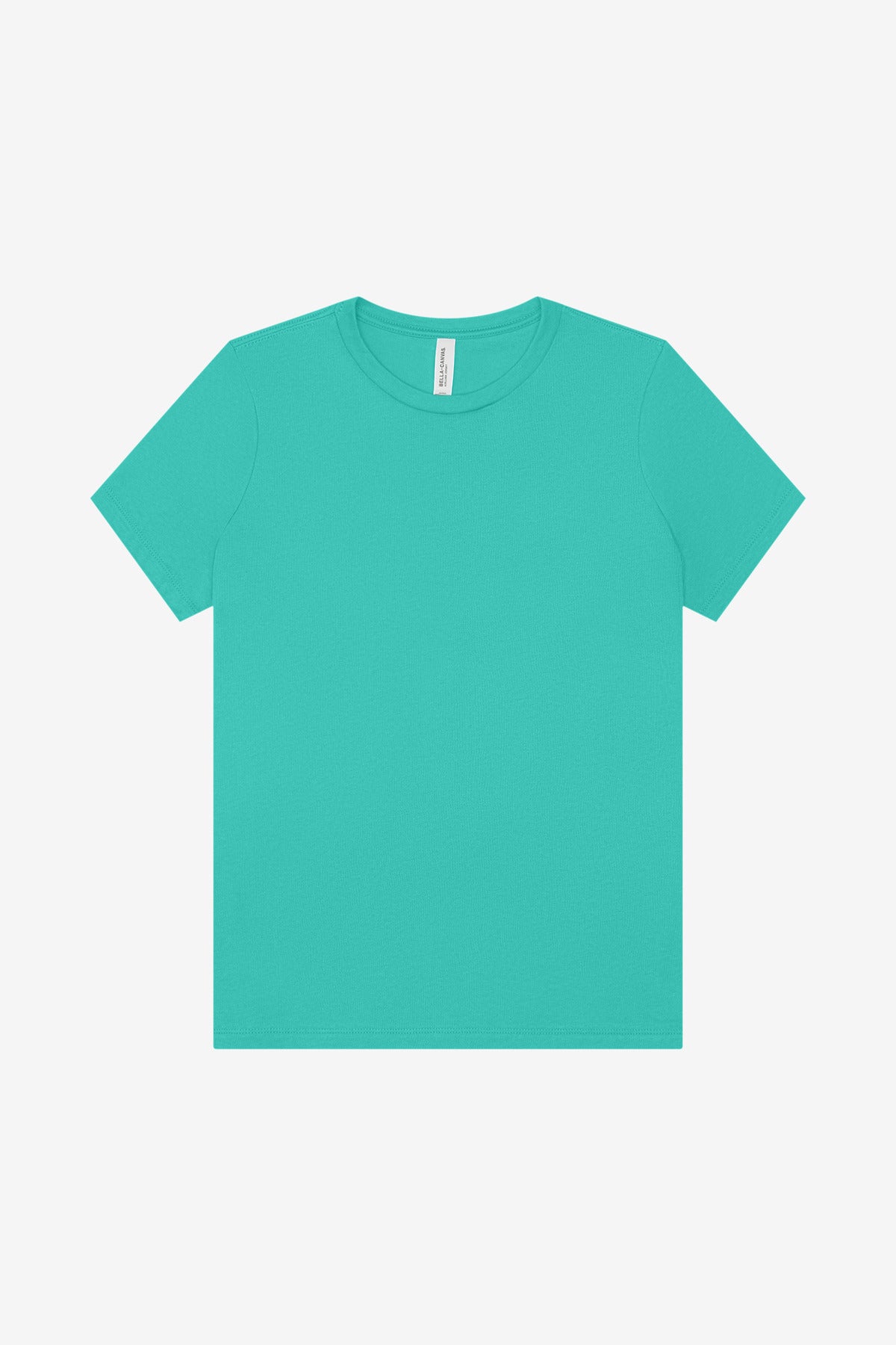 BELLA+CANVAS Women's Relaxed Jersey Short Sleeve Tee. BC6400 - Teal - front