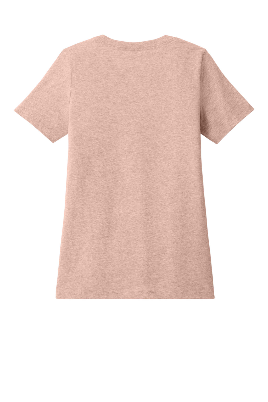 BELLA+CANVAS Women's Relaxed Heather CVC V-Neck Tee BC6405CVC - Heather Peach - back