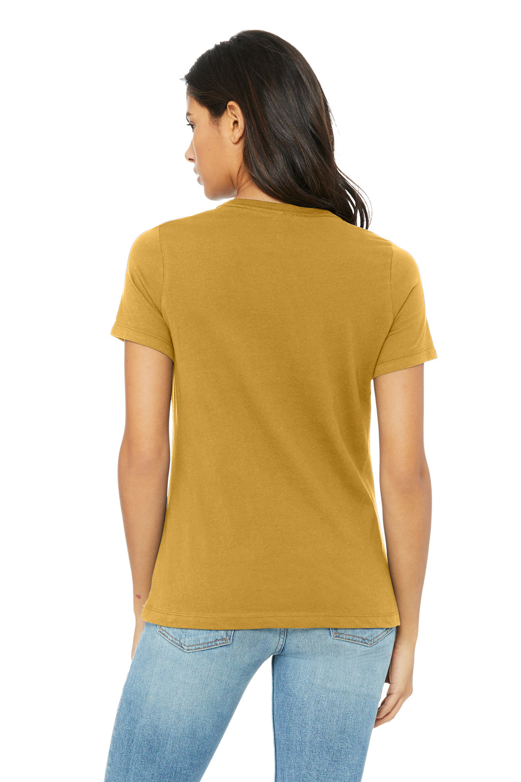 BELLA+CANVAS Women's Relaxed Triblend Tee BC6413 - Mustard Triblend - back