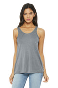 BELLA+CANVAS Women's Flowy Racerback Tank. BC8800 - Athletic Heather - front