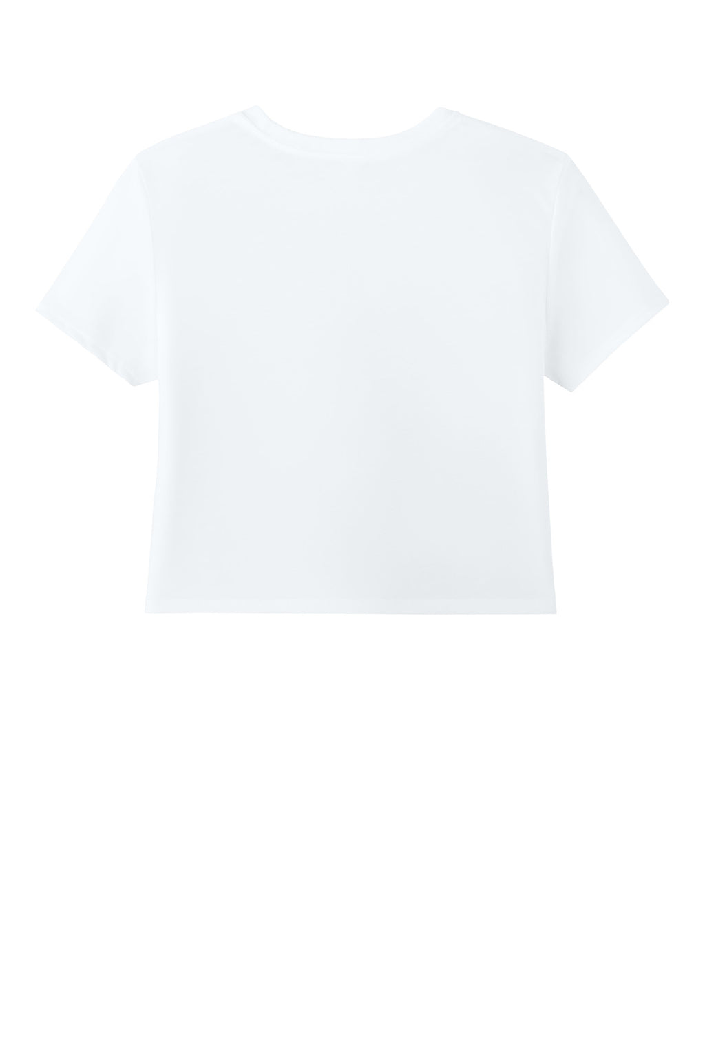BELLA+CANVAS Women's Flowy Cropped Tee BC8882 - White - back