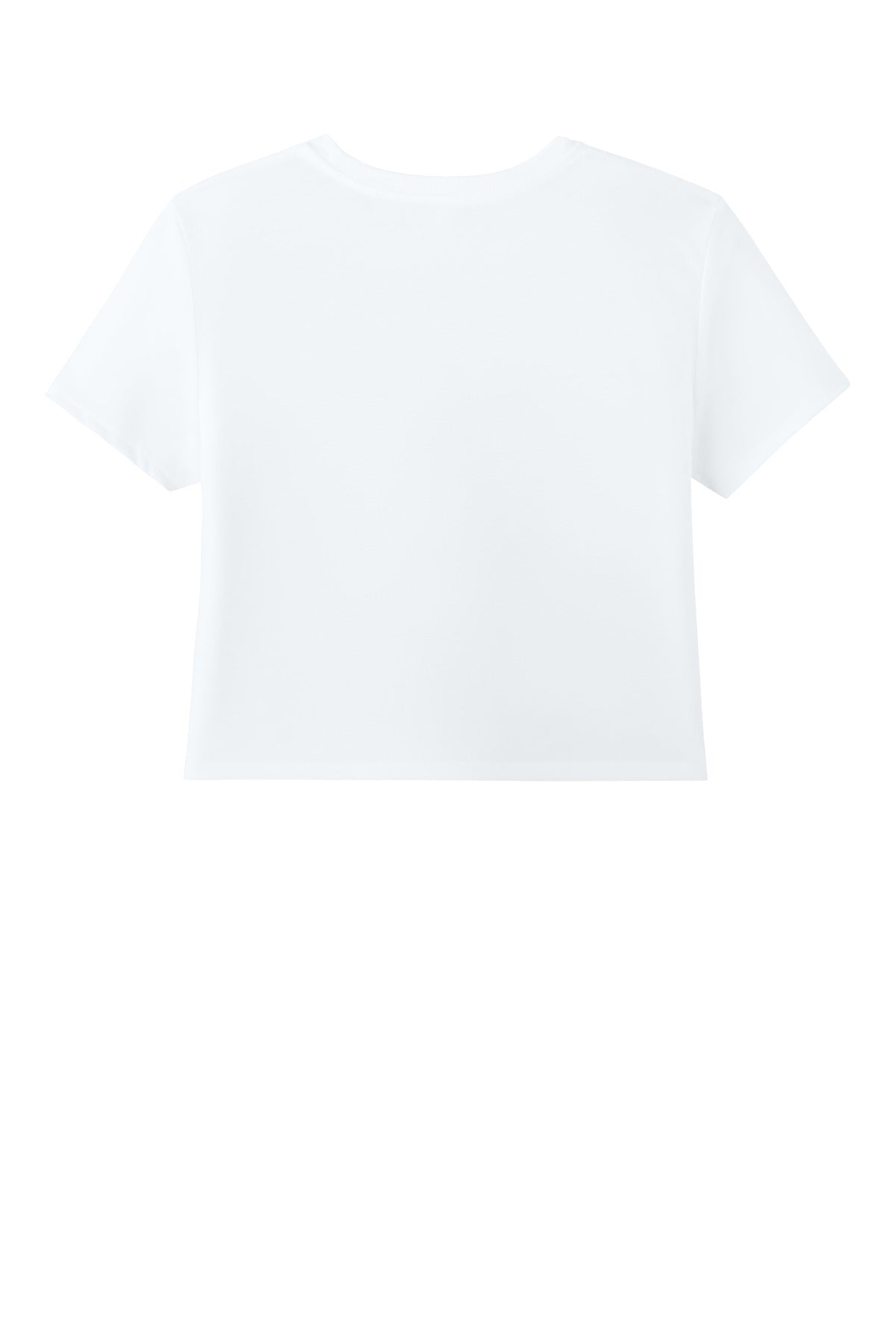 BELLA+CANVAS Women's Flowy Cropped Tee BC8882 - White - back