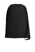 Port Authority Core Cotton Laundry Bag BG0850 - Deep Black - front