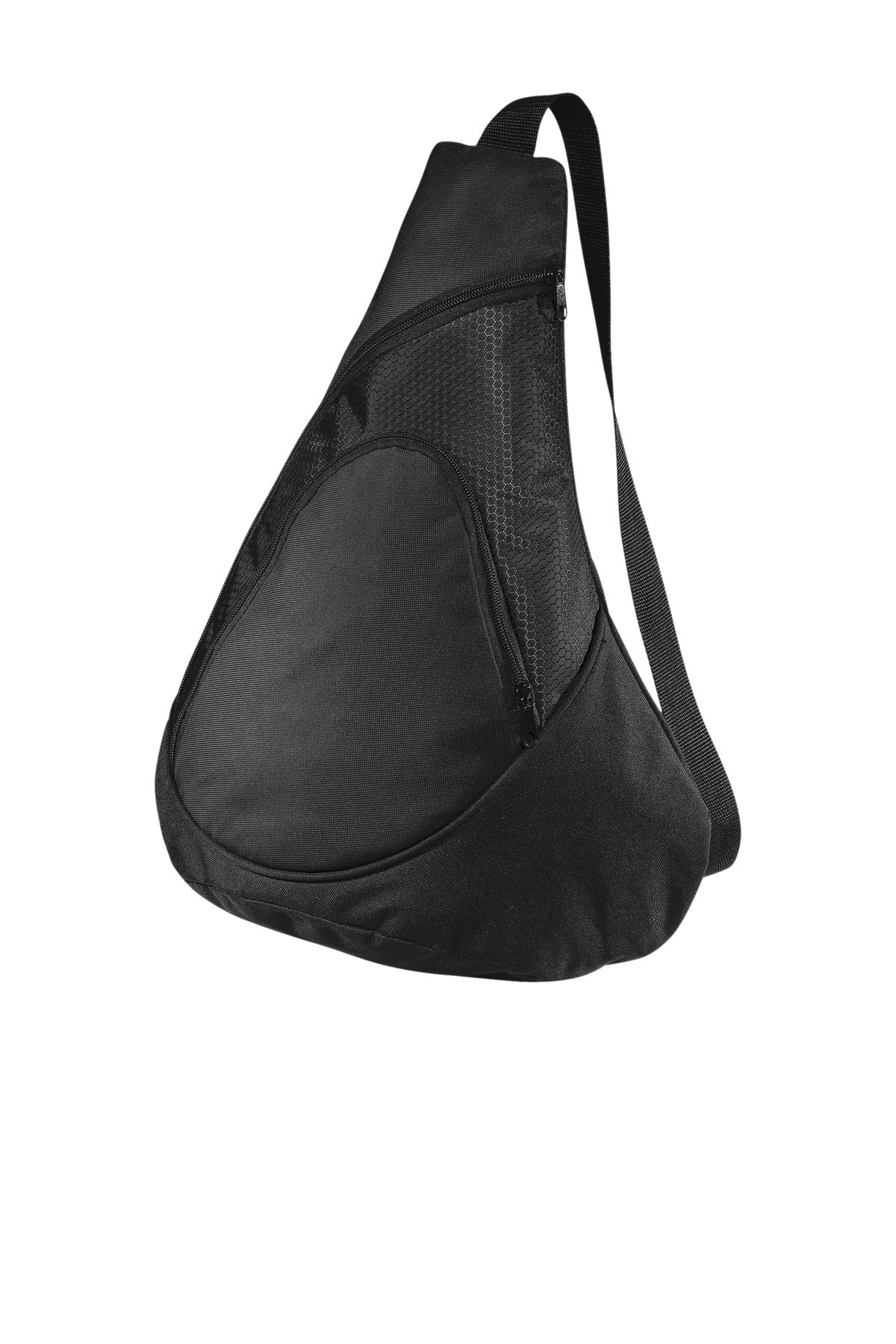 Port Authority - Honeycomb Sling Pack. BG1010 - Black - front