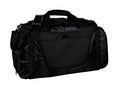Port Authority Medium Two-Tone Duffel. BG1050 - Black/ Black - front