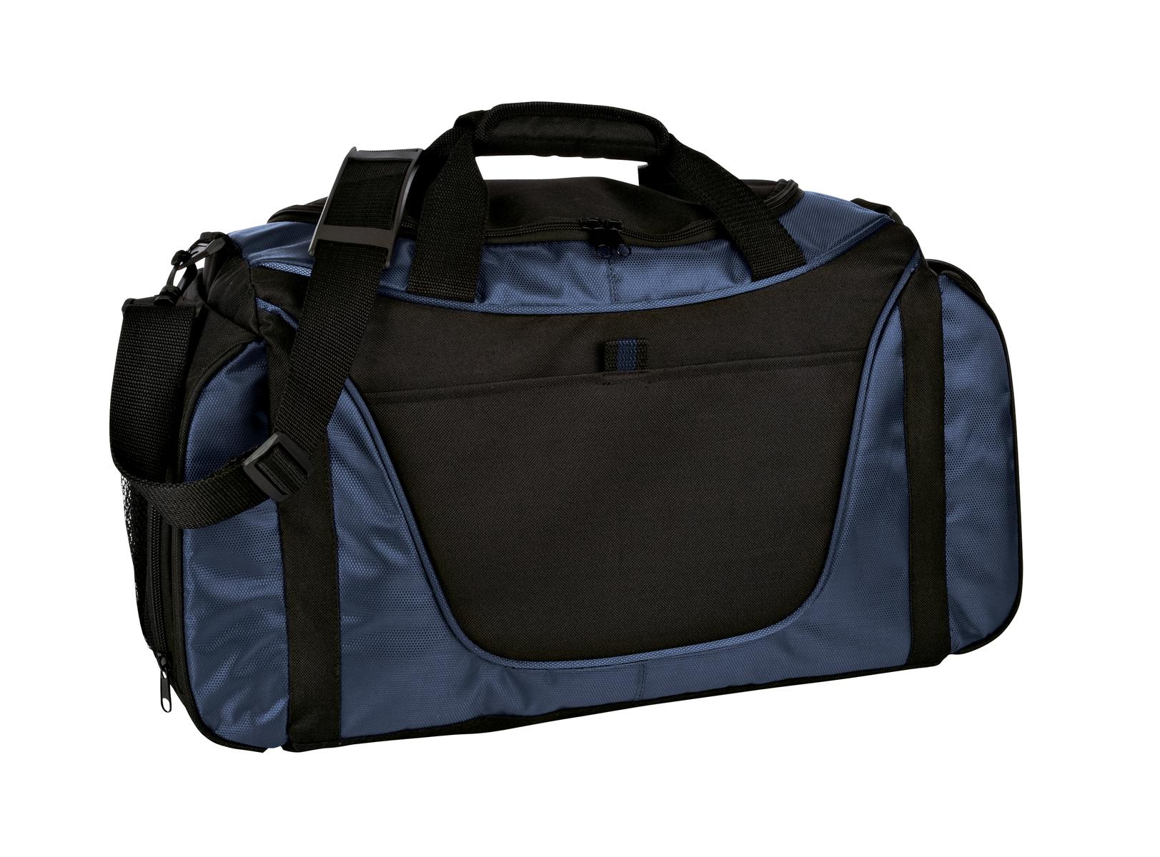 Port Authority Medium Two-Tone Duffel. BG1050 - Navy/ Black - front