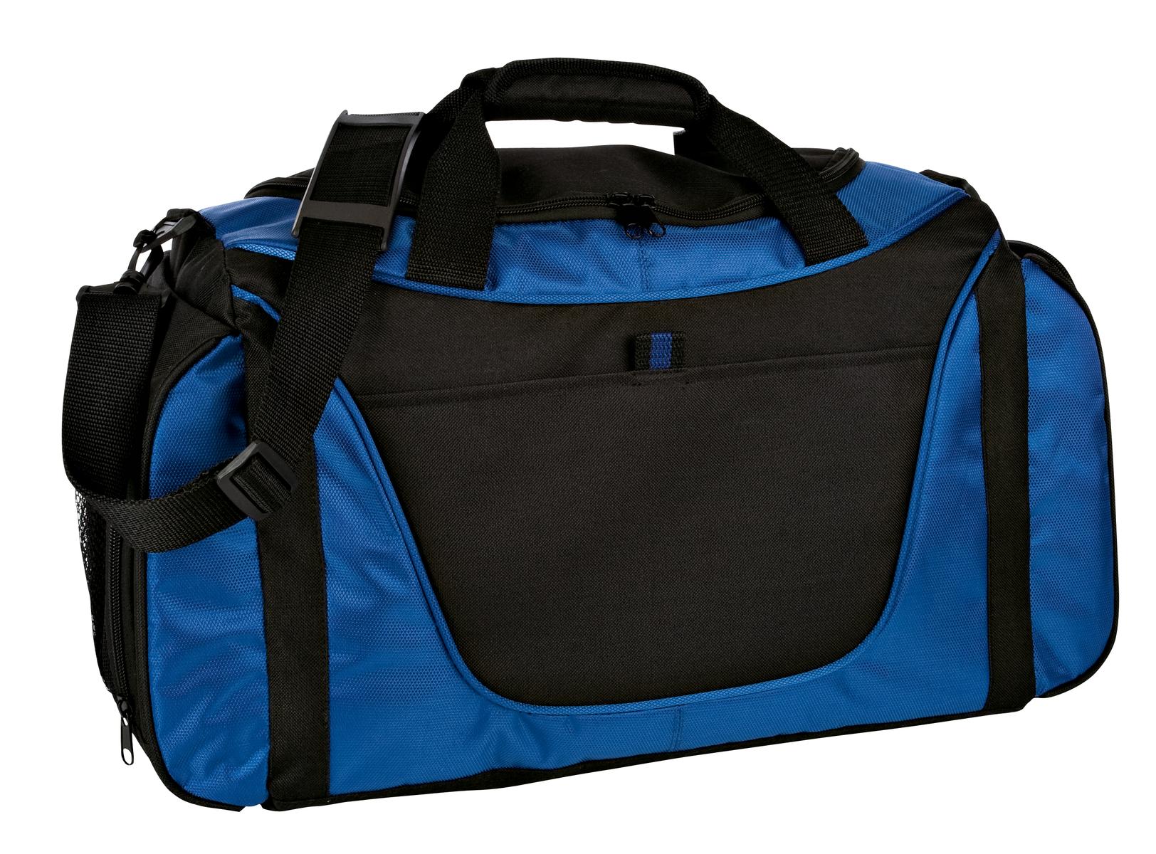 Port Authority Medium Two-Tone Duffel. BG1050 - Royal/ Black - front
