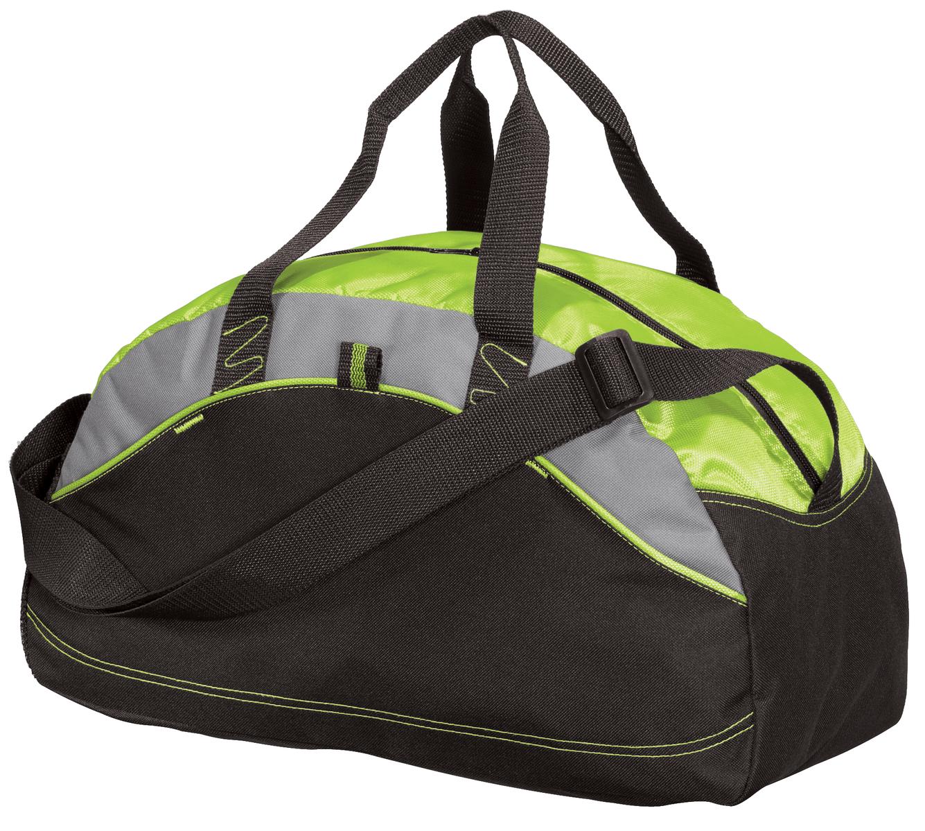 Port Authority - Medium Contrast Duffel. BG1070 - Lime - front