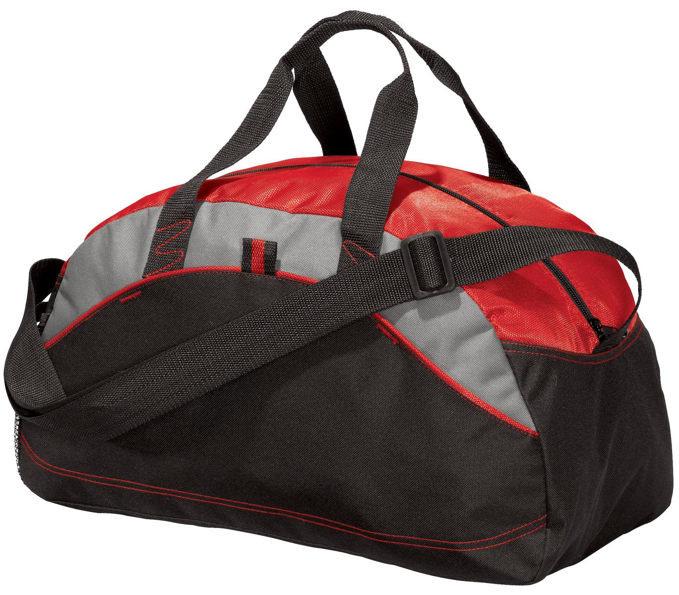 Port Authority - Medium Contrast Duffel. BG1070 - Red - front
