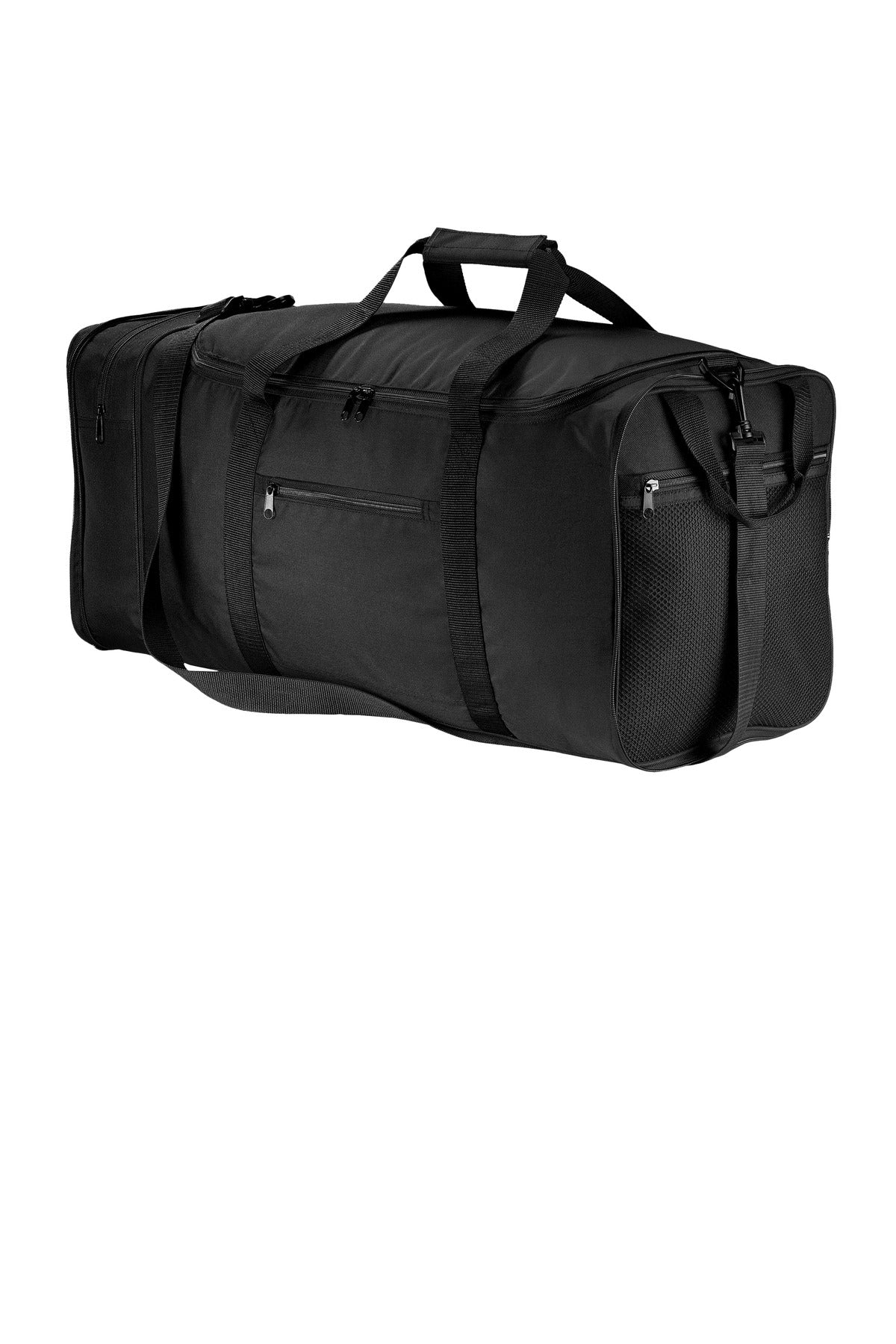Port Authority Packable Travel Duffel. BG114 - Black - front