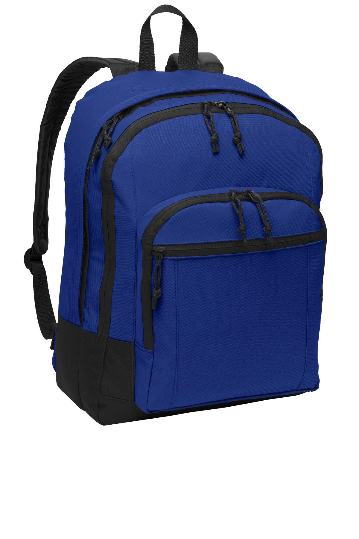 Port Authority Basic Backpack. BG204 - Twilight Blue - front
