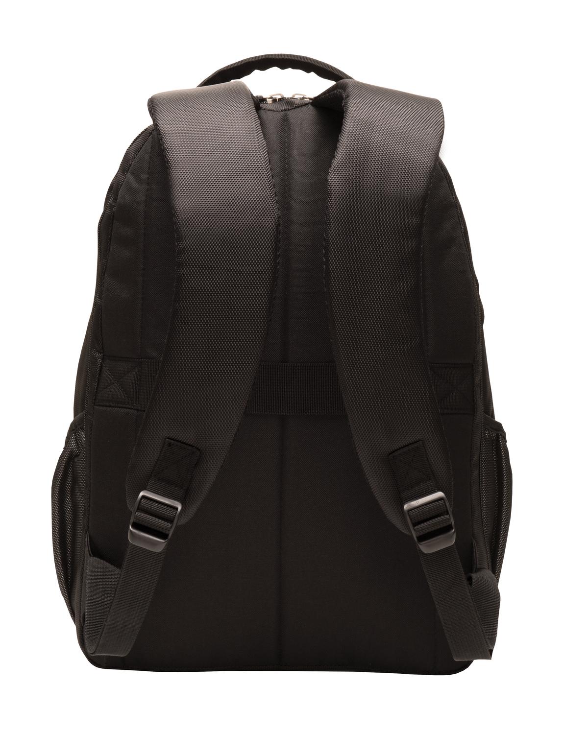 Port Authority Commuter Backpack. BG205 - Black - back