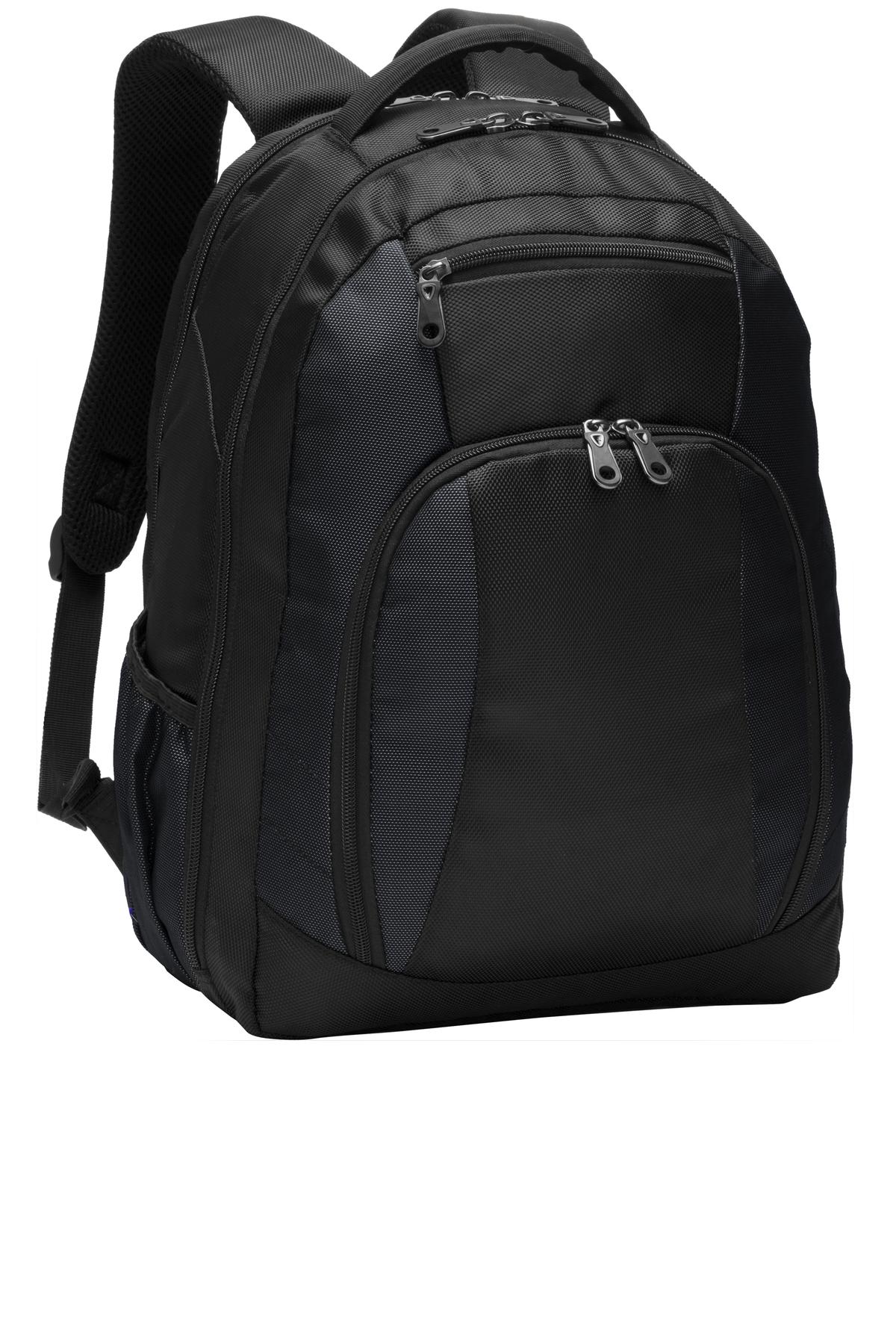 Port Authority Commuter Backpack. BG205 - Black - front