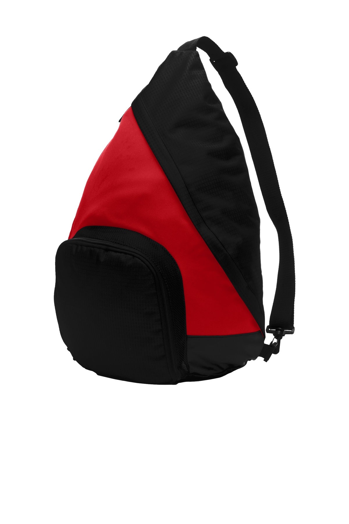 Port Authority Active Sling Pack. BG206 - True Red/ Black - front