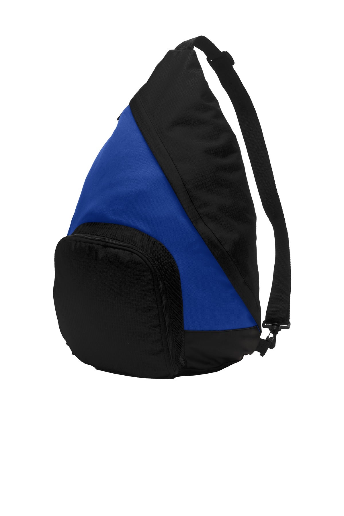 Port Authority Active Sling Pack. BG206 - True Royal/ Black - front