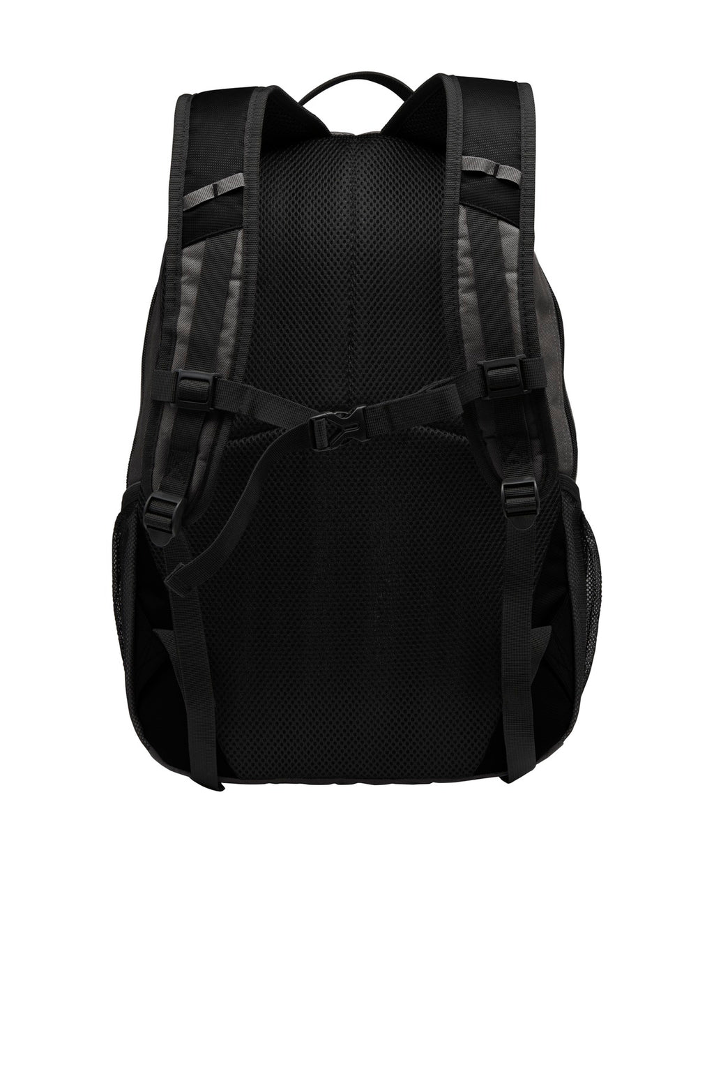 Port Authority Ridge Backpack. BG208 - Black/ Dark Charcoal - back