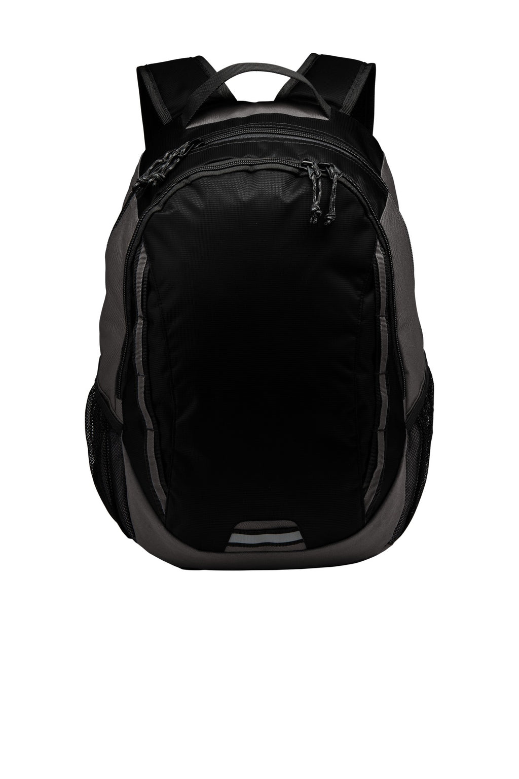 Port Authority Ridge Backpack. BG208 - Black/ Dark Charcoal - front