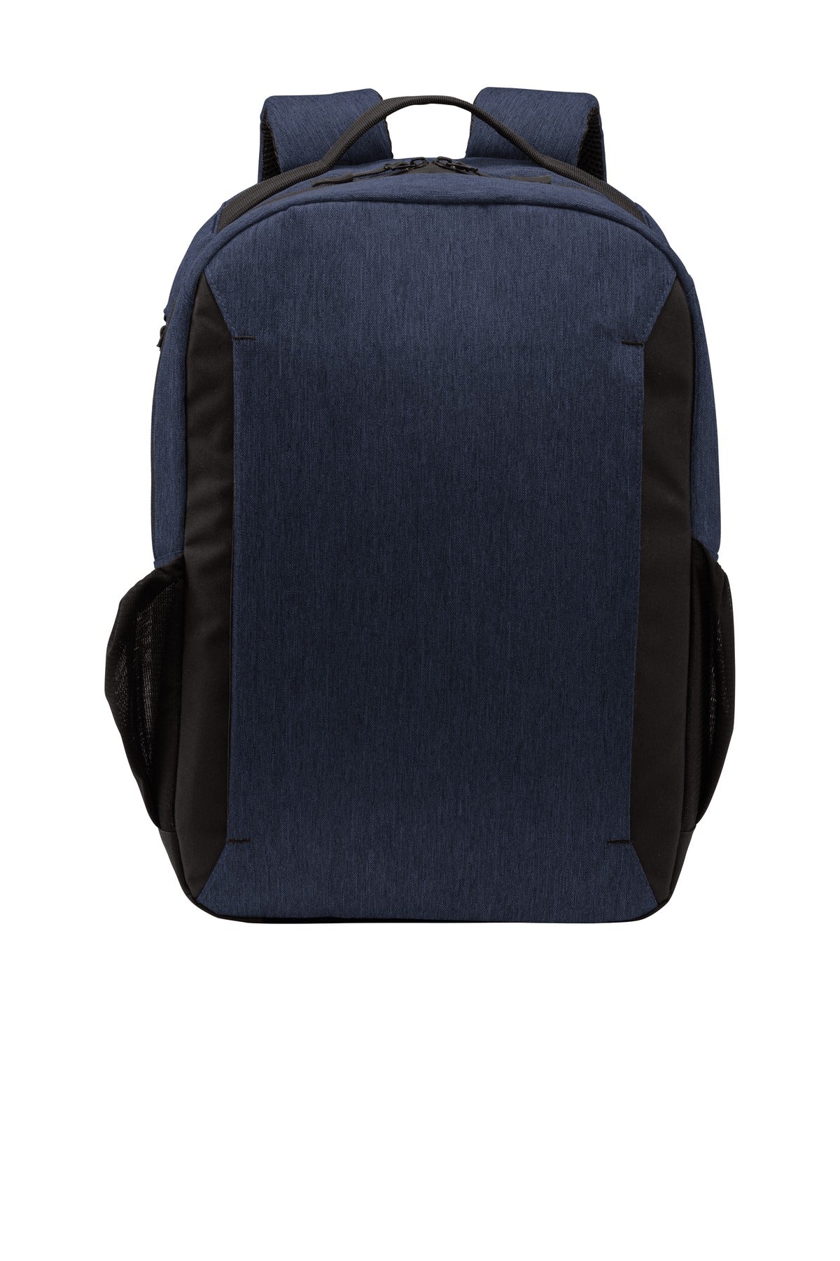 Port Authority Vector Backpack. BG209 - Navy Heather - front