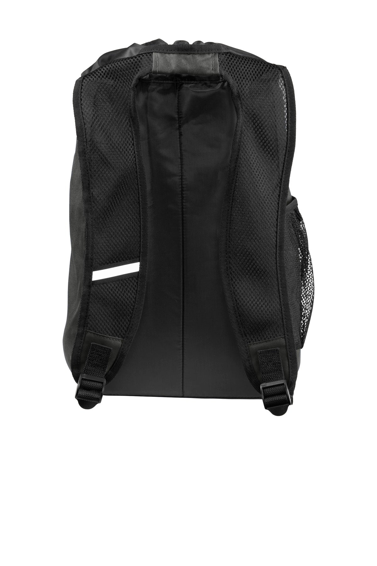 Port Authority Hybrid Backpack. BG211 - Black/ Black - back