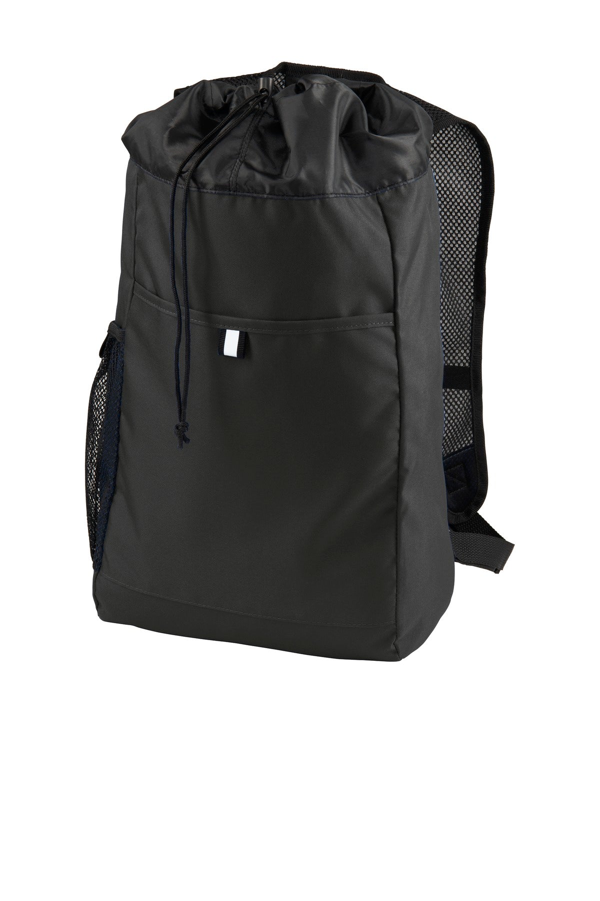 Port Authority Hybrid Backpack. BG211 - Black/ Black - front