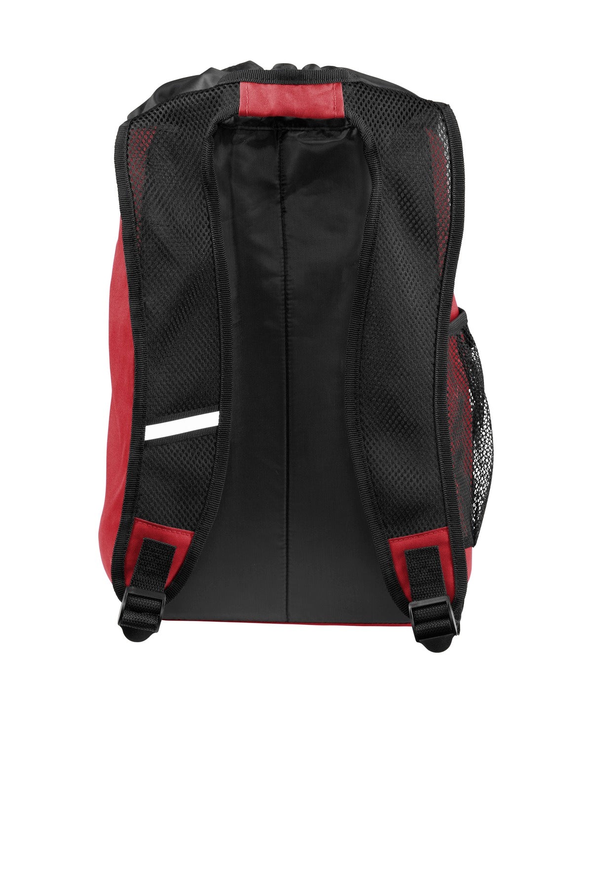 Port Authority Hybrid Backpack. BG211 - Chili Red/ Black - back
