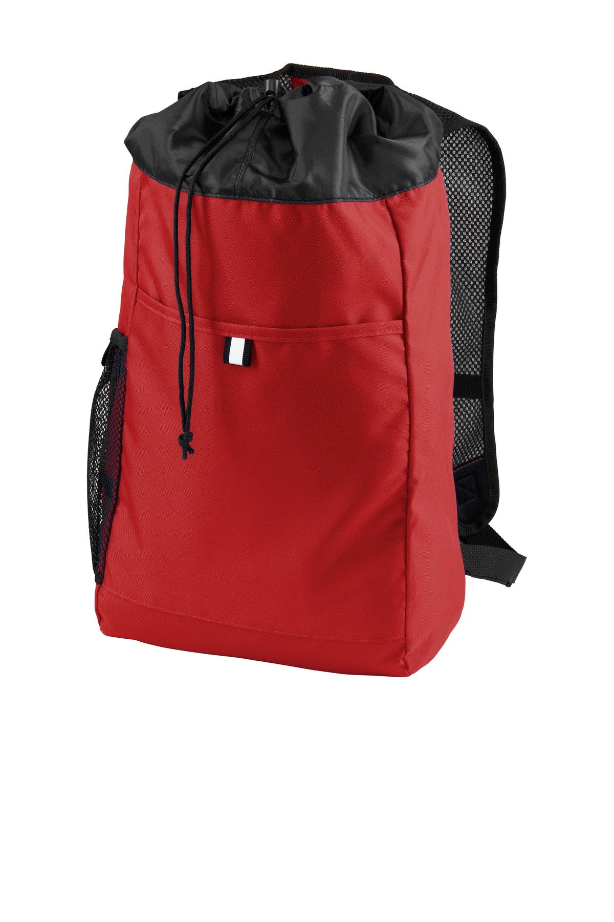 Port Authority Hybrid Backpack. BG211 - Chili Red/ Black - front