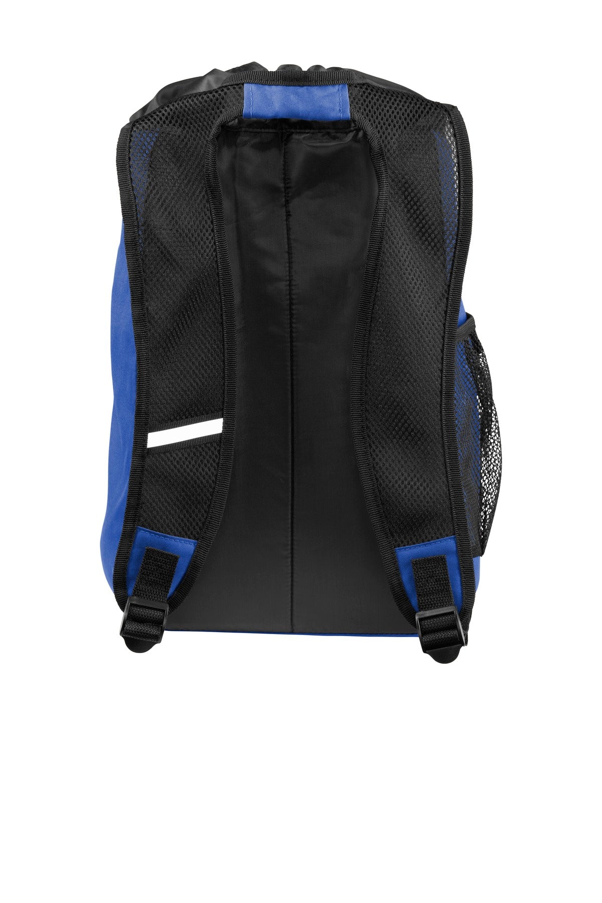 Port Authority Hybrid Backpack. BG211 - Royal/ Black - back