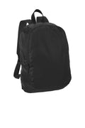 Port Authority Crush Ripstop Backpack BG213 - Black - front