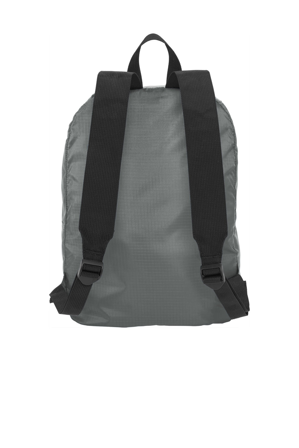 Port Authority Crush Ripstop Backpack BG213 - Shadow Grey - back