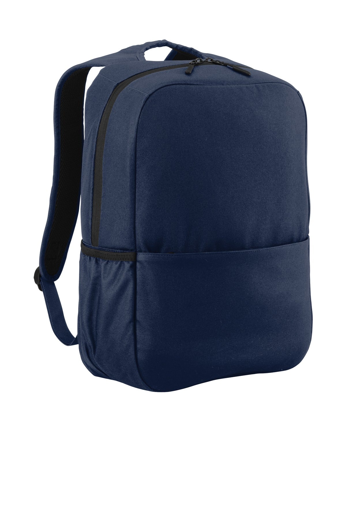 Port Authority Access Square Backpack. BG218 - River Blue Navy - front