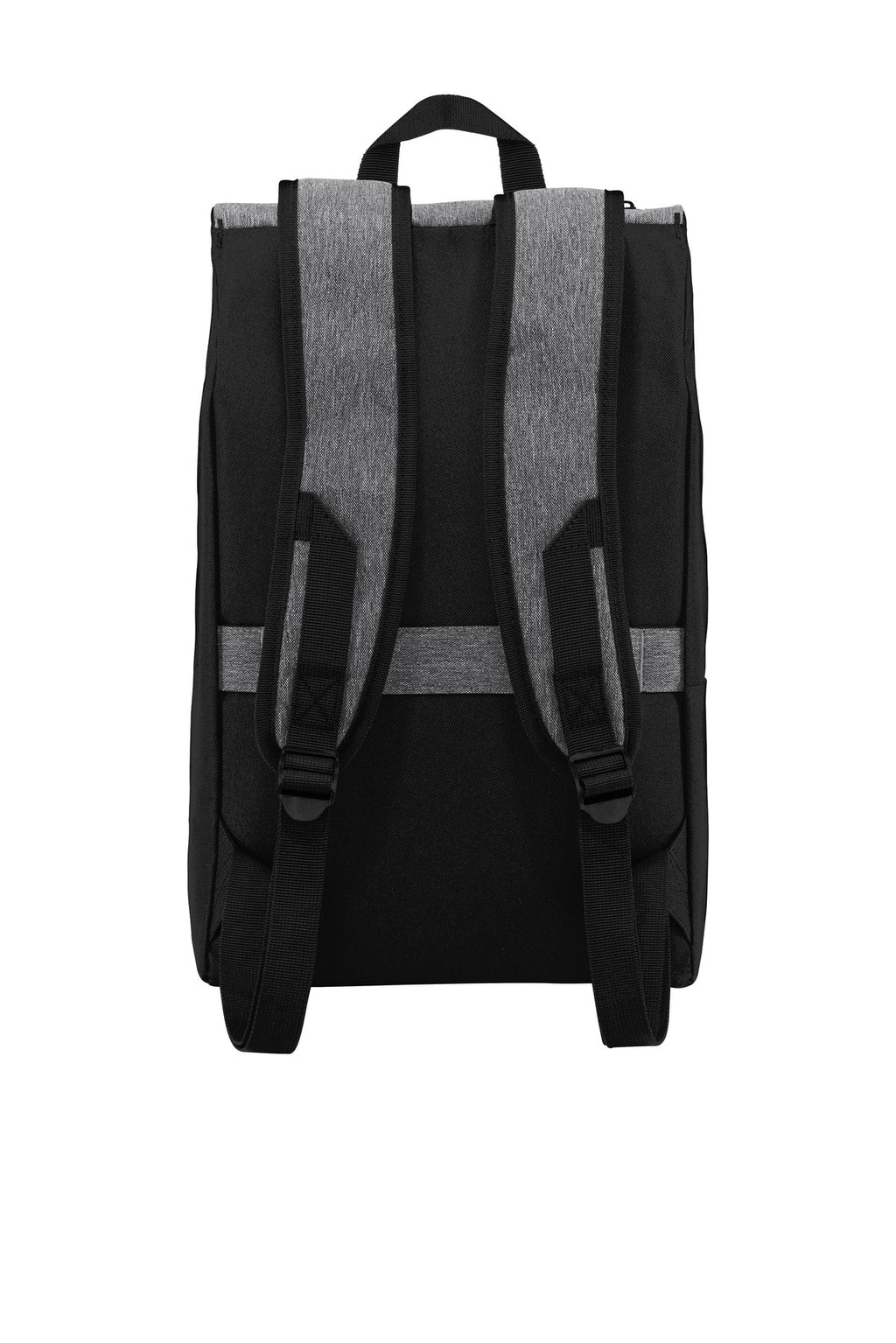 Port Authority Access Rucksack. BG219 - Heather Grey/ Black - back
