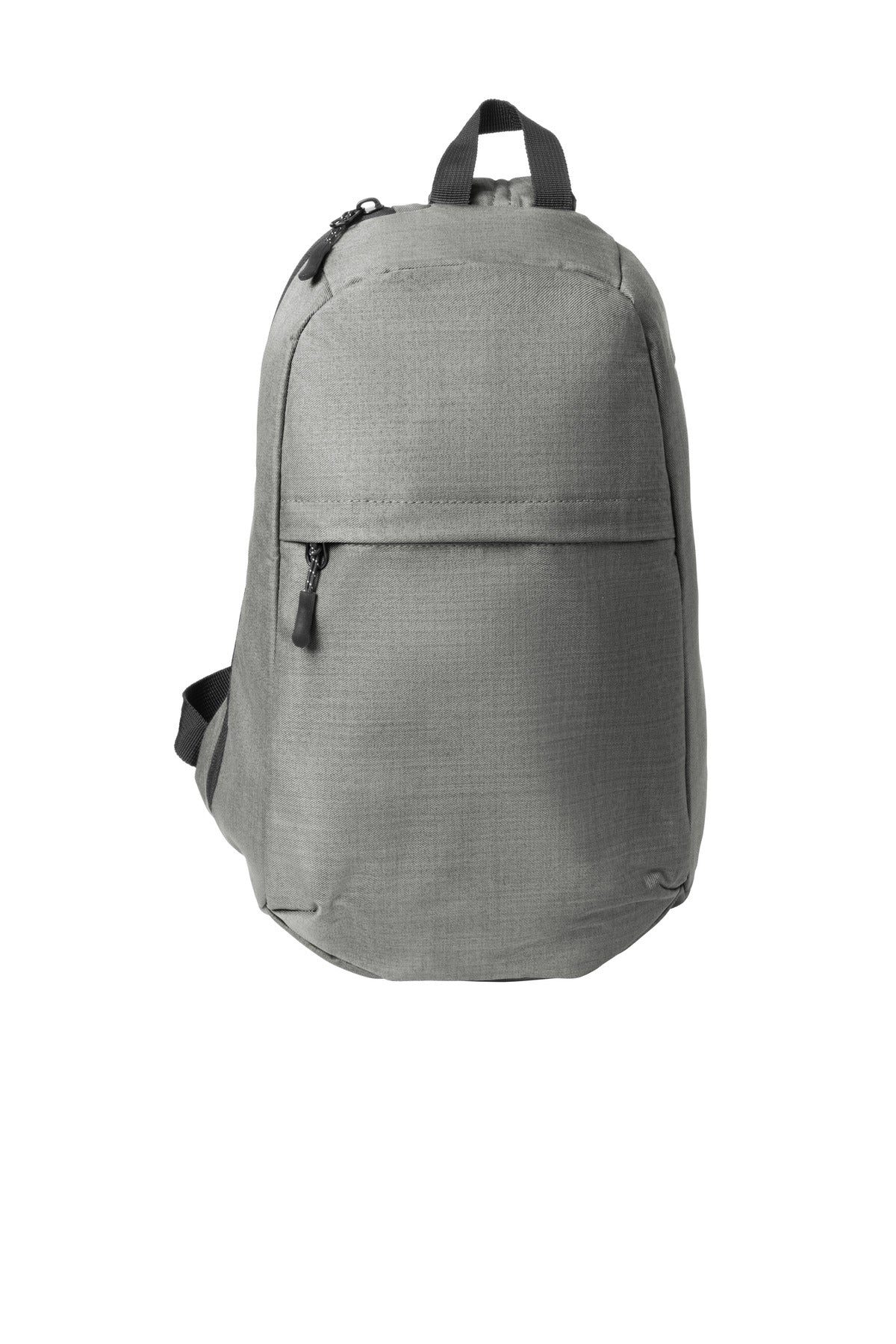 Port Authority Crossbody Backpack BG228 - Gusty Grey Heather - front