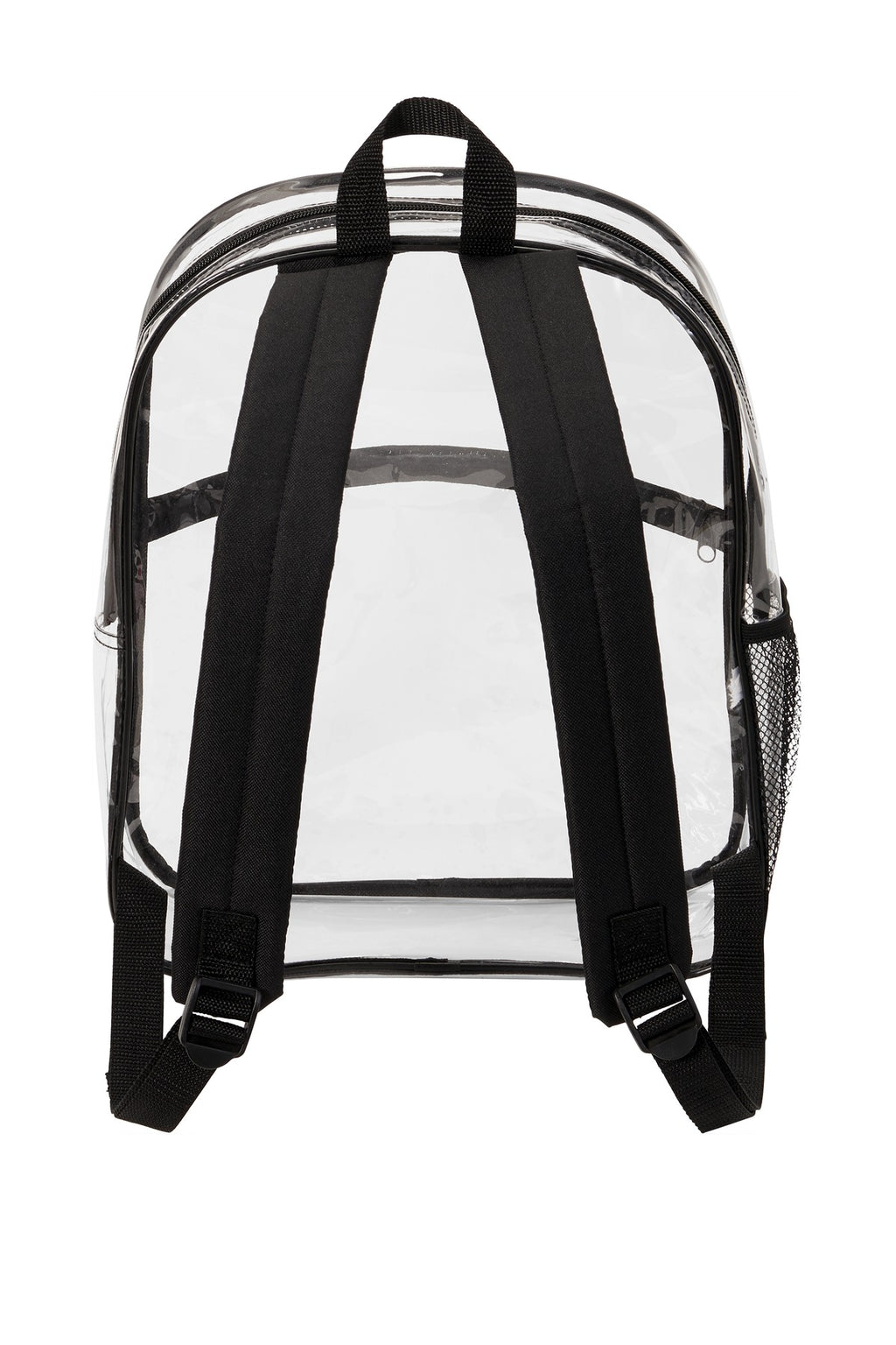 Port Authority Clear Backpack BG230 - Clear/ Black - back